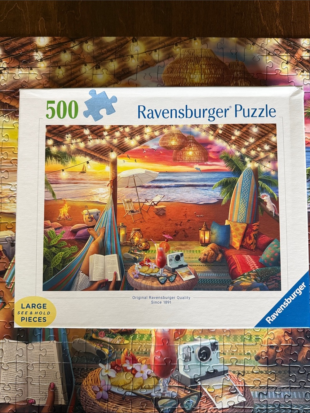 Ravensburger Cozy Cabana 500 large pieces